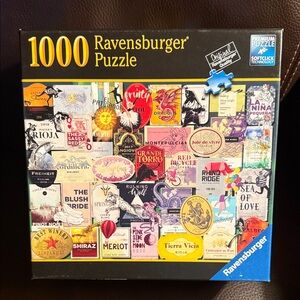 Ravensburger Wine Labels Puzzle. 1000 pieces. Complete. Excellent condition